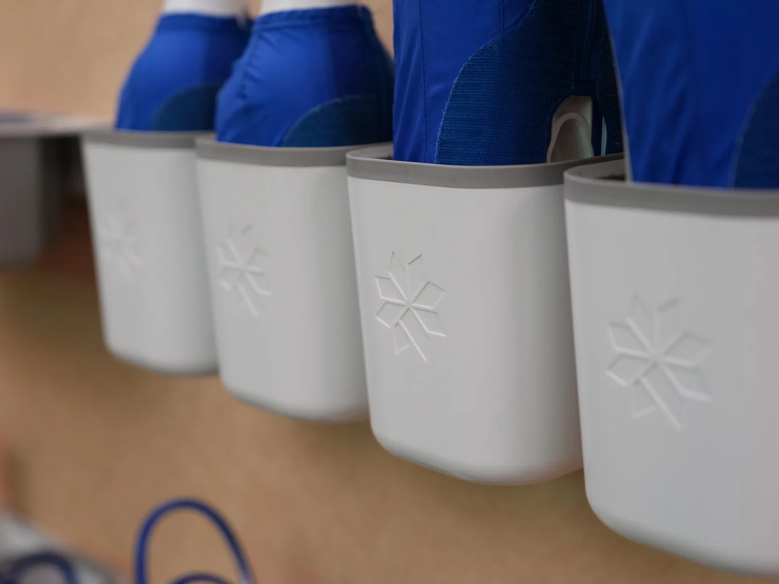CoolSculpting Elite applicators lined up in the treatment room at Reviv Med Spa, Millbrae