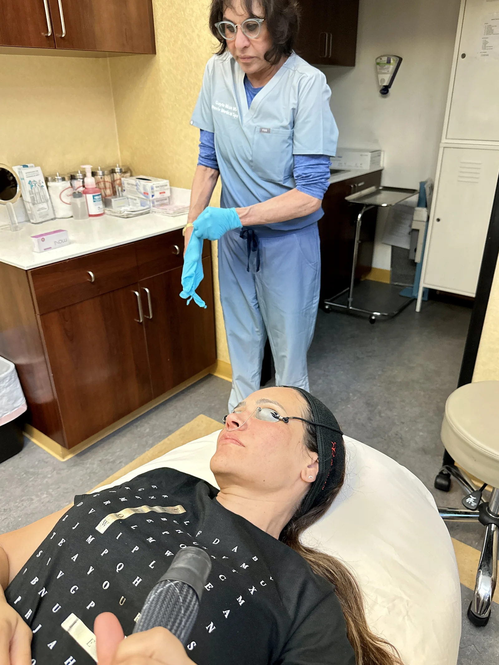 A laser resurfacing facial treatment at Reviv Med Spa, Millbrae