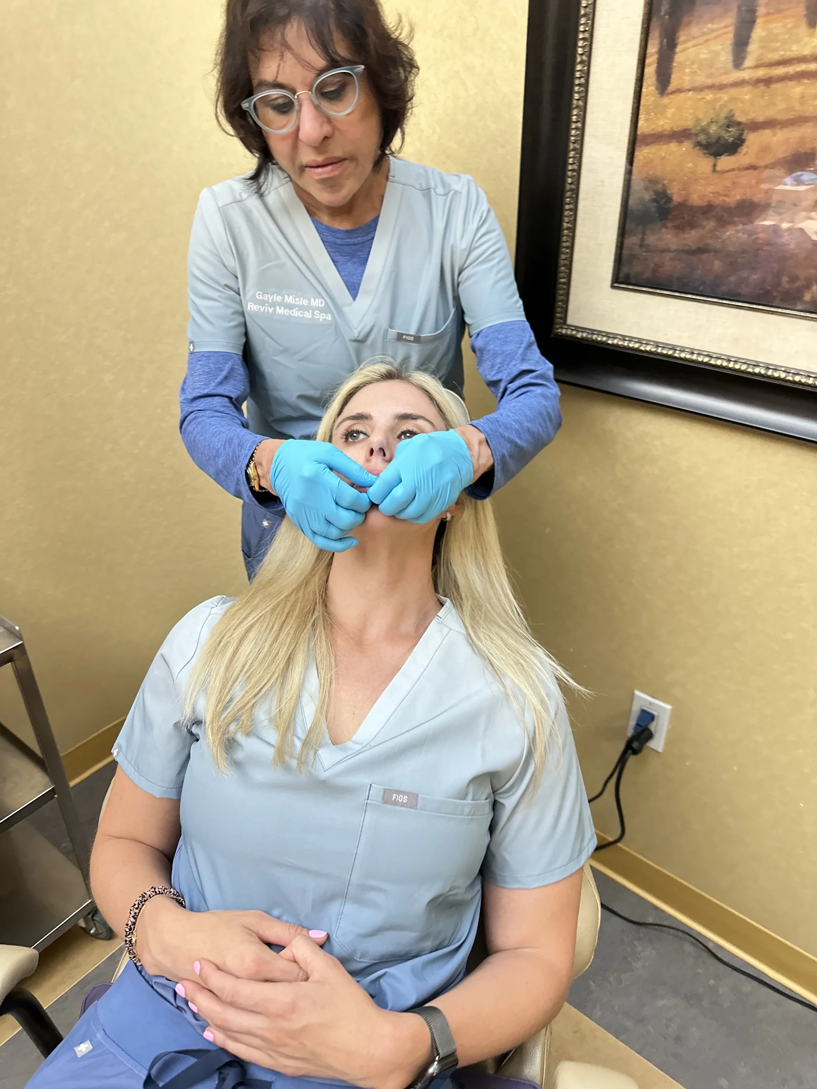 Dr. Gayle Misle and Megan Sosnick at Reviv Med Spa